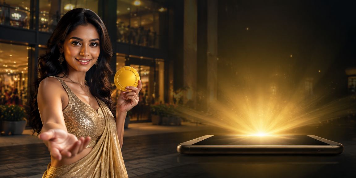 Indian user registering on casino app