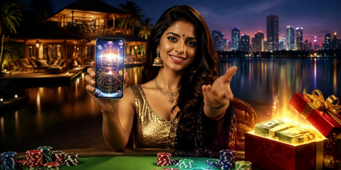 User using mobile casino app in Kerala